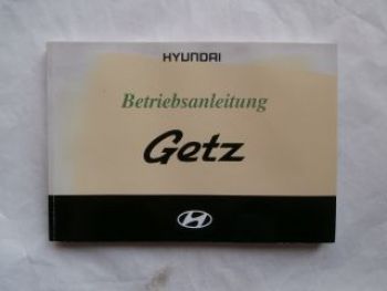 Hyundai Getz Betriebsanleitung 2004 Rarität