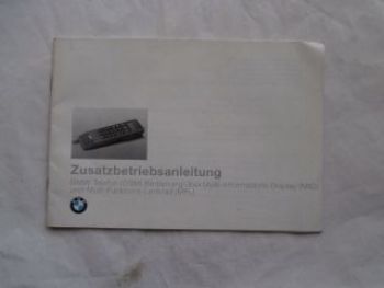 BMW Telefon (GSM) Bedienung über MID und MFL 9/1994