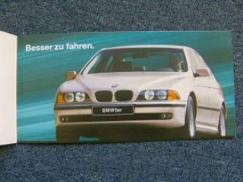 BMW 5er Reihe E39 1995 Vorstellung Limousine Flyer