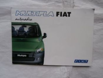Fiat Multipla autoradio Anleitung September 1998