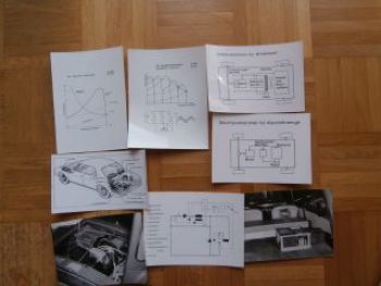 Bosch Elektromobil Electrovair Pressemappe Mai 1967 Rarität