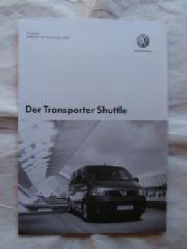 VW T5 Transporter Shuttle Mdj.2006 Mai 2005 NEU