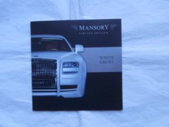 Mansory Rolls-Royce White Ghost Limited Edition Brochure