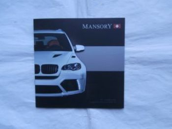 Mansory BMW X5 E70 Programm Prospekt Brochure Rarität NEU
