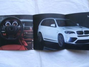 Mansory BMW X5 E70 Programm Prospekt Brochure Rarität NEU