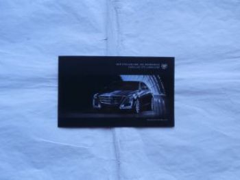 Cadillac CTS Limousine 2014 Prospektflyer NEU Rarität