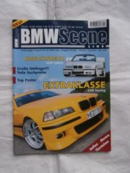 BMW Scene Live 1/2001 320i E36 Cabiro,328i Touring E36,E30