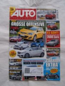 Auto Strassenverkehr 11/2013 BMW 114i vs. Seat León 1.4TSi,