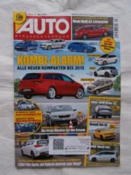 Auto Strassenverkehr 9/2013 Audi A3 Limousine,VW XL1,F31,F11