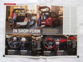 Auto Strassenverkehr 8/2013 Mini One R56 vs. Opel Adam 1.4,
