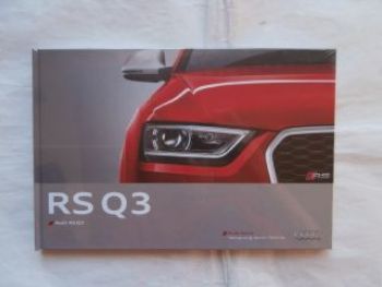 Audi RS Q3 Buch Prospekt August 2013 NEU +Preisliste