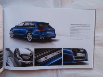 Audi RS 6 Avant Prospekt Buch September 2013 NEU