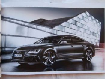 Audi RS 7 Sportback Prospekt Buch Mai 2013 NEU Rarität