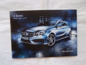 Mercedes Benz A-Klasse W176 1. Juli 2013 NEU