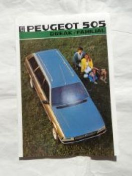 Peugeot 505 Break/Familial GTDT GTI +Diesel 1986