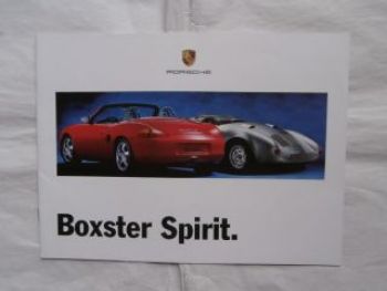 Porsche Boxster Spirit +S +550 A Prospekt