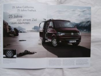VW T5 California Generation August 2013 Prospekt NEU