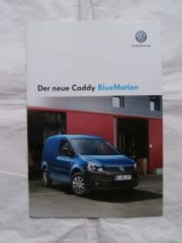 VW Caddy BlueMotion Juli 2013 Prospekt