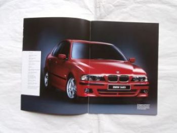 BMW 5 Series Special equipment Brochure E39 September 1999