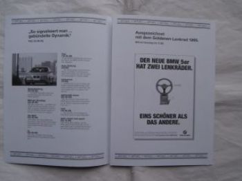BMW 5er E39 Aktuelles aus der Presse Schlagzeilen Prospekt