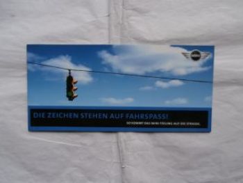 BMW Mini R50 Die Zeichen stehen auf Fahrspass Prospekt NEU