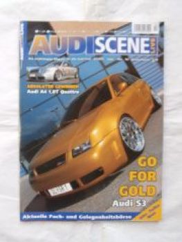 Audi Scene Live 9+10/2003 Audi S3,Cabriolet,A8,A3,A6 C4 Avant,