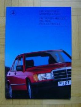 Mercedes Benz W201 190, 190E, 190E 2.3, 2.6  8/1987 Prospekt