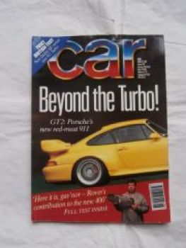 car magazine 6/1995 Porsche 911 GT2 (993),Rover 400, Diablo,