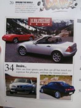 car magazine 1/1997 Alfa GTV V6,DB7,XK8,McLaren F1,SLK vs.Boxste