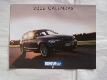 BMW car 2006 Calendar