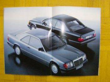 Mercedes Benz 230CE 300CE W124 Januar 1987 Prospekt