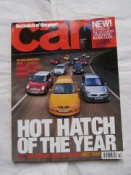 car 10/2001 Golf II GTi vs. 306 Rallye,Fiat Stilo,318i SE E46,