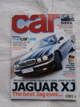 car 4/2003 5 Series E60, Jaguar XJ,Porsche 911 GT3, StreetKa