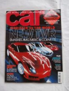 car 5/2005 TVR Sagaris vs. Corvette vs.SLK AMG,Ferrari F430