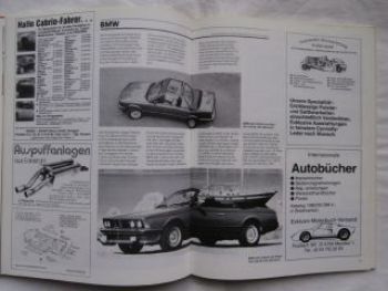 Cabrio magazin 1/1983 Ford GT40,Isdera,ALBAR Käfer,Envemo Cabrio
