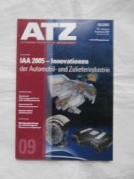 ATZ 9/2005 IAA 2005,Kleinwagen von PSA und Toyota, Lexus RX 400h