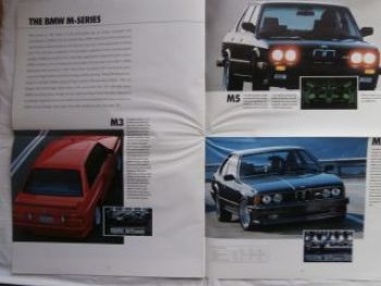 BMW Automobiles 1990 750iL E32,525i/535i E34,325i +325iS +325iX