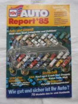 Tüv Auto Report 1985 Austin Rover mini,Audi 80,Alfasud, Civic,