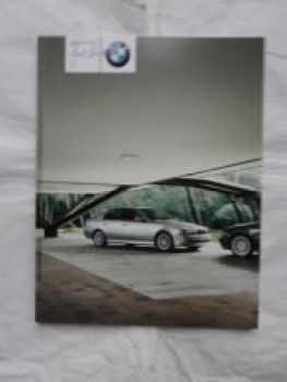 BMW 525i 530i 540i 5 Series sedan E39 2001 Brochure Prospekt