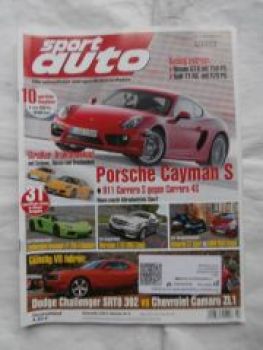 sport auto 3/2013 Porsche Cayman S,911 Carrera S vs. 4S (991)