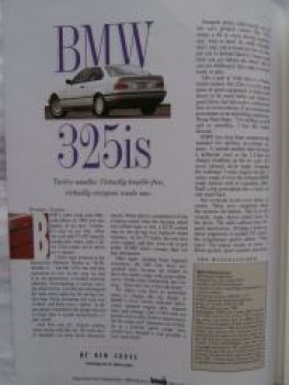 Automobile Magazine 9/1993 BMW 325is E36 Coupé NEU