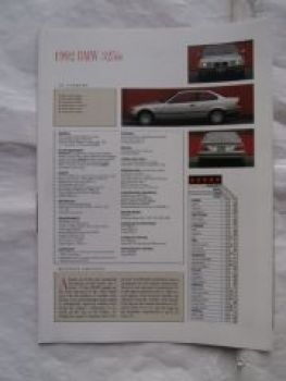 Automobile Magazine 9/1993 BMW 325is E36 Coupé NEU