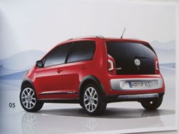 VW up! (VW120) +cross up! Oktober 2013 Prospekt NEU
