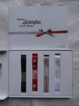 Audi Schleifen zum Fest Weihachtsbox VIP Dezember 2013 NEU