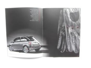Fiat 500 GQ Sonderprospekt Juli 2013 NEU Rarität