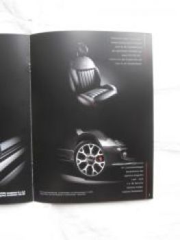 Fiat 500 GQ Sonderprospekt Juli 2013 NEU Rarität