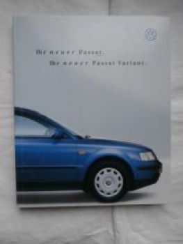 VW Passat +Variant Typ 3B Mai 1998 Werbebuch
