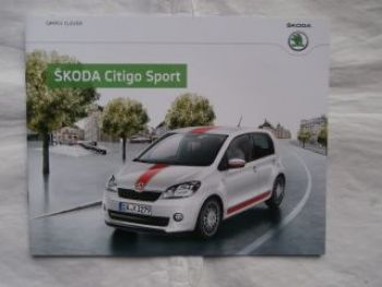 Skoda Citigo Sport Prospekt Oktober 2013 NEU