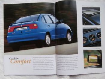 Seat Cordoba Typ 6K 6C Juli 1998 Prospekt Rarität