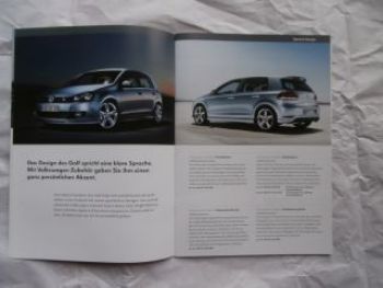 VW Golf VI Zubehör Prospekt November 2008 NEU Rarität